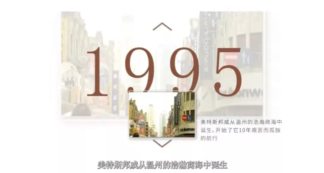 1995年,第一家美特斯邦威专卖店诞生于温州五马街的解放剧院里/图源:微博@周成建