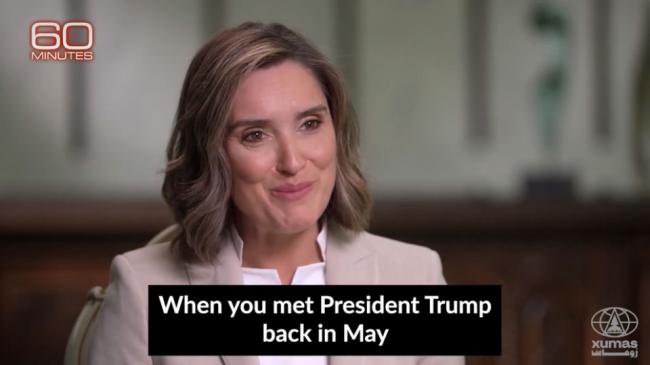 叙总统沙拉和CBS美女主持人“调情” 引发争议 叙总统沙拉和CBS美女主持人“调情” 引发争议