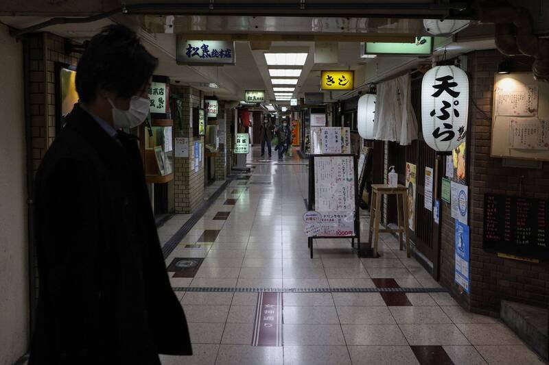 日本大阪梅田地下街，示意图，与本新闻事件无关。（彭博）