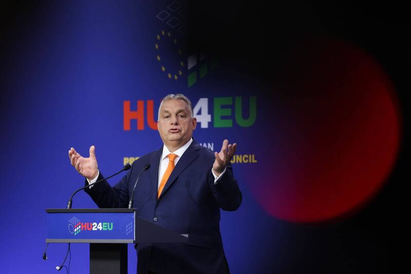 匈牙利总理奥班。（彭博档案照）