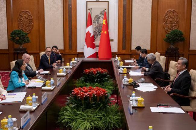 加中全面重启:外长见面 卡尼将见习近平 加中全面重启:外长见面 卡尼将见习近平