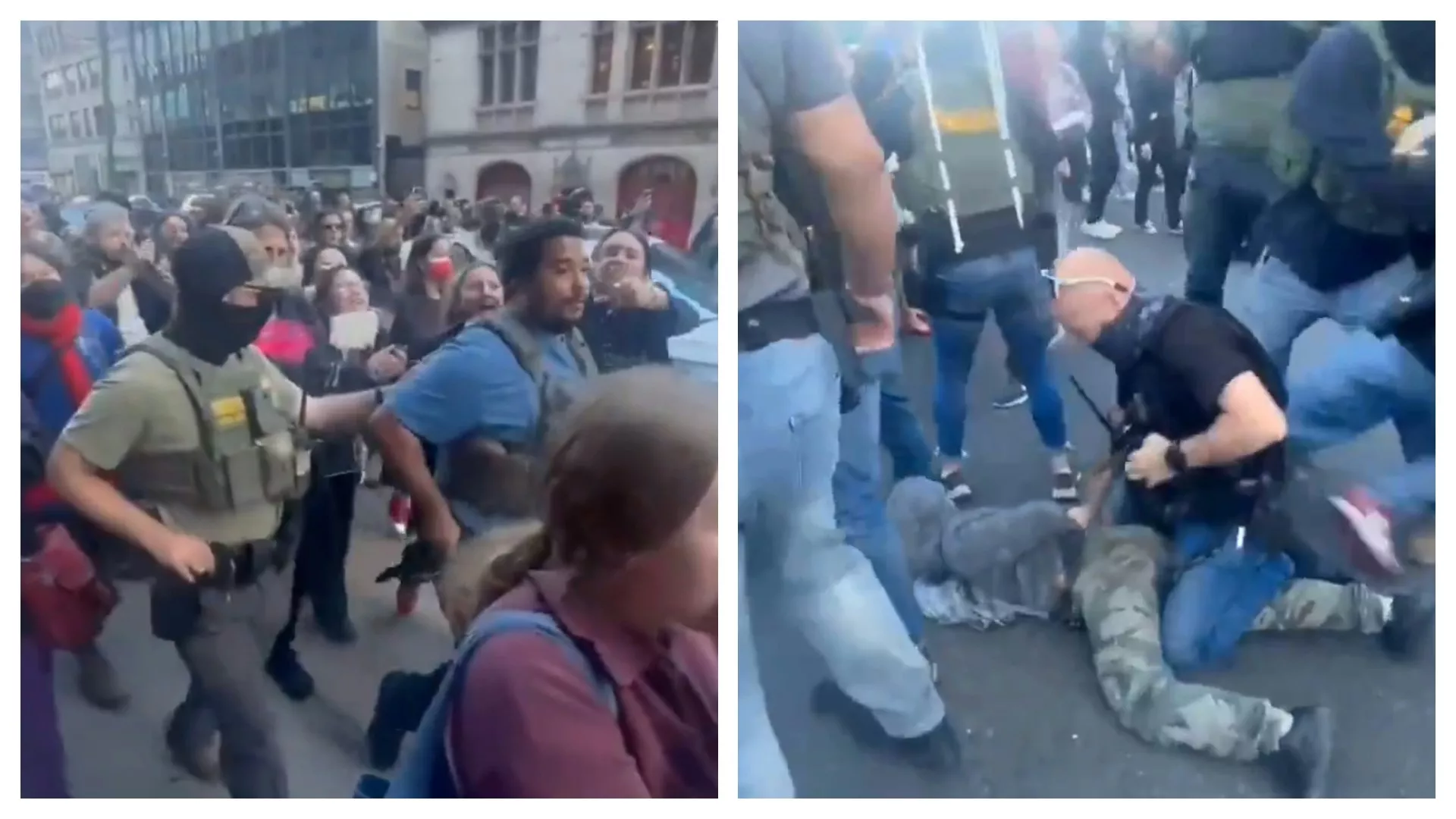 ICE扫荡纽约唐人街:民众抗议爆警民冲突(视频)