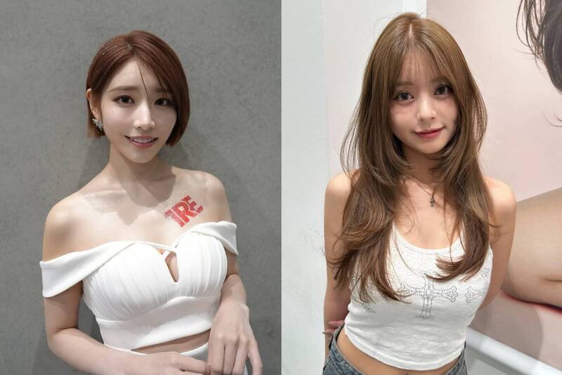 「AV天后」河北彩伽（左）、甜美辣妹系IG网红uka.（右）。（图撷取自@d28_uka IG、@Saika_Kawakita 社群平台「X」，本报合成）