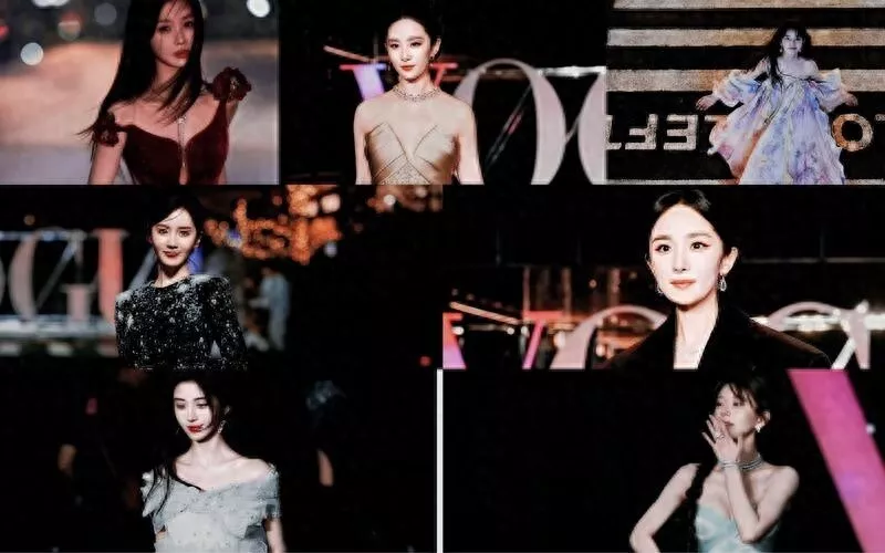 上海明星“见光死”，戚薇歪嘴，杨幂瘪嘴