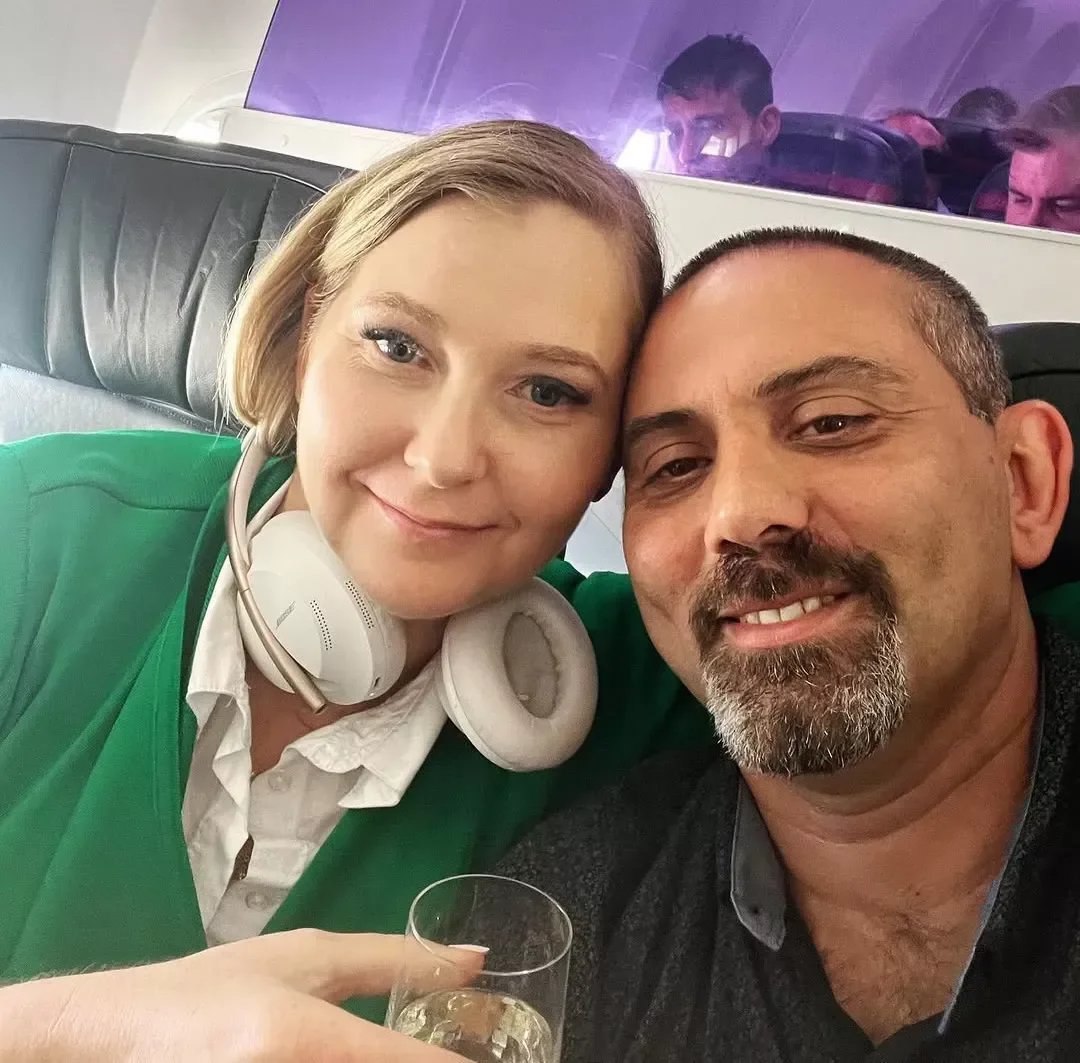 弗吉尼亚·朱弗雷与丈夫罗伯特