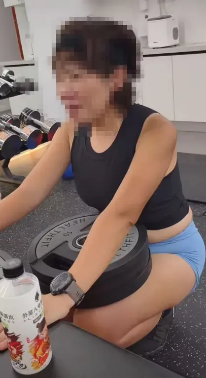 ▲王女士训练时的照片