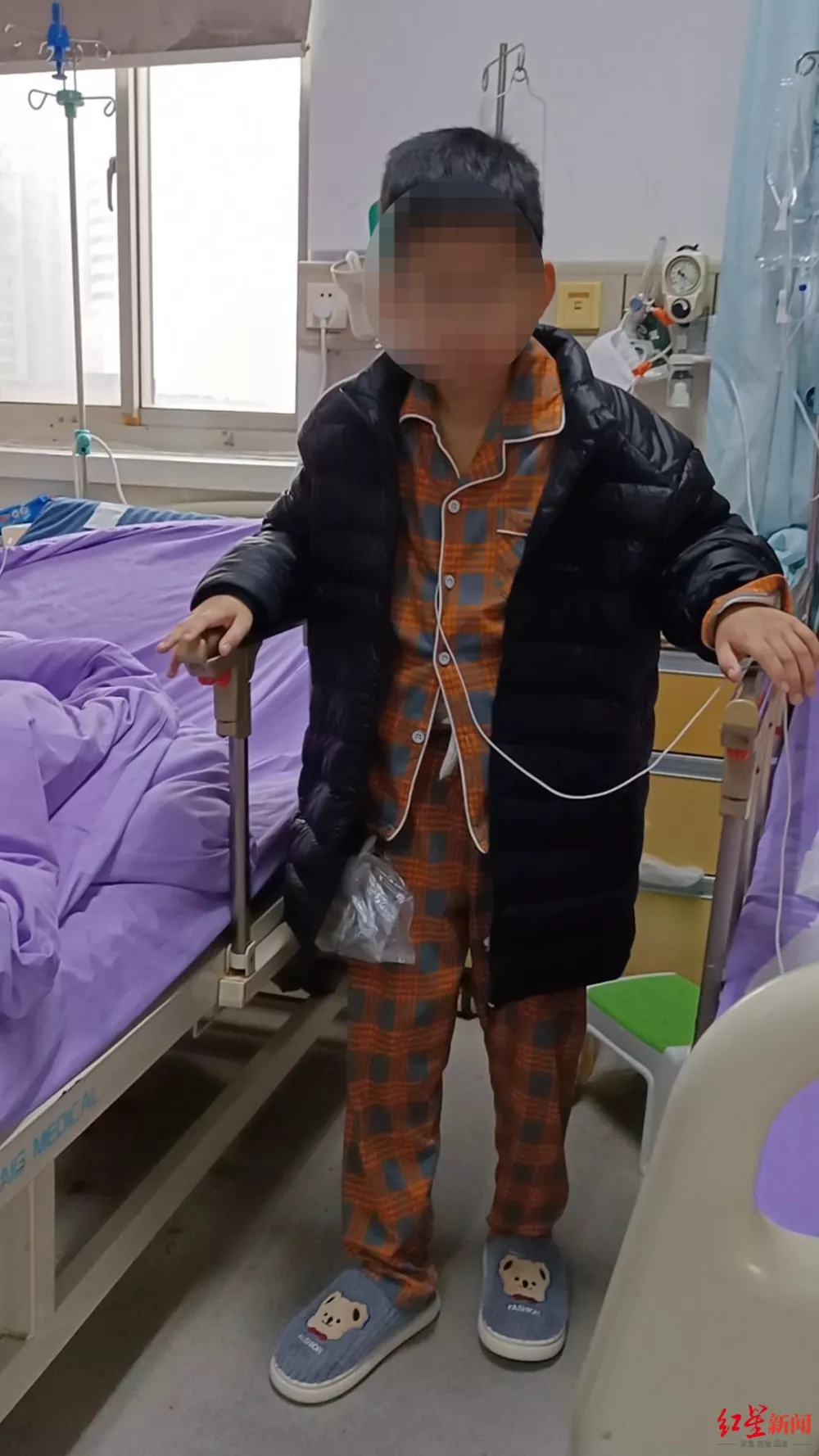 玩耍被撞后10岁男孩被诊断有肿瘤，多器官切除