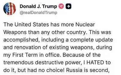 恢复核试验总共分几步？美媒解读特朗普“核试验”言论