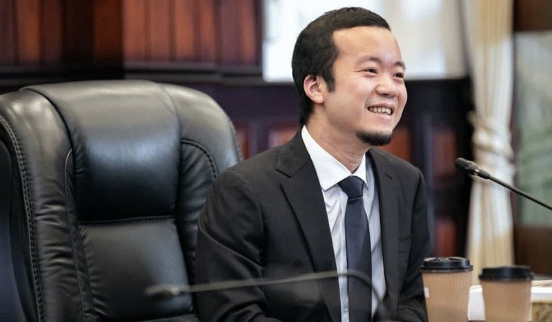  太子集团创办人陈志。 图：翻摄自@dingliudao 