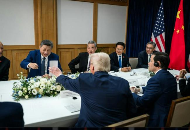 白宫发放多张川习会相片 展示会谈轻松一面 白宫发放多张川习会相片 展示会谈轻松一面