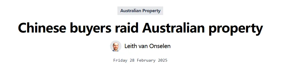 有大事发生？大批中国人，突然澳洲买房
