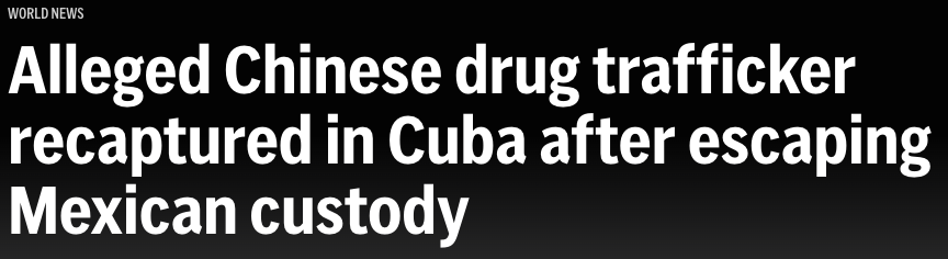 华男毒枭挖地洞越狱终落网！竟是北大高材生(视频)