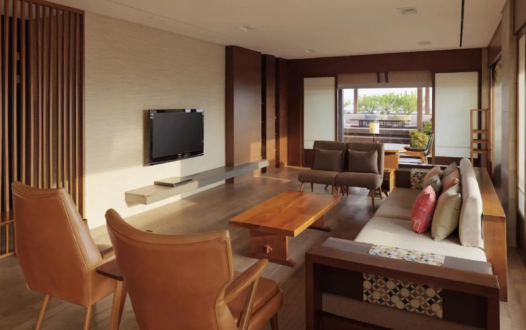 可隆饭店房间空间大，能让入住者更自由在房内活动。翻摄自可隆饭店网站