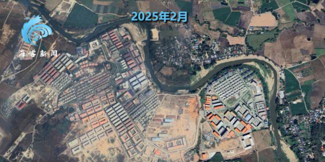 卫星探秘妙瓦底:诈骗园区仍在不断扩建、蔓延 卫星探秘妙瓦底:诈骗园区仍在不断扩建、蔓延