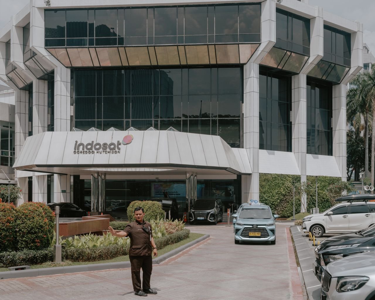 Indosat位于雅加达的总部。 Indosat位于雅加达的总部。