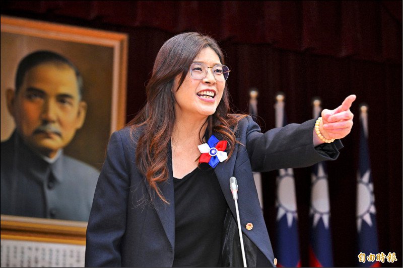 国民党主席郑丽文。 (资料照,记者陈逸宽摄) 国民党主席郑丽文。 (资料照,记者陈逸宽摄)