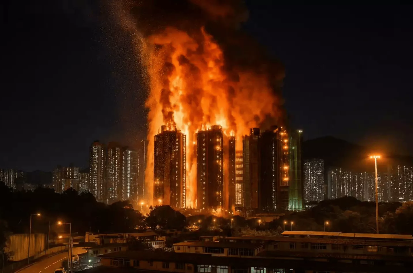 众星发文为香港火灾祈福,多个文娱活动被取消