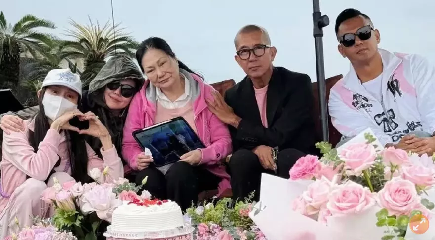 大S50岁冥诞，亲友墓地开派对庆祝！一双儿女也现身参加